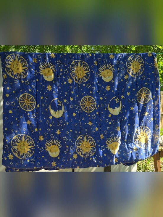 Other - Vintage Celestial Pattern Blanket/Bedspread